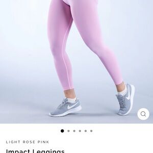 Light Rose Pink Impact Leggings